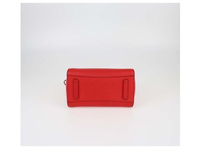 Borsa Antigona mini in pelle rossa Givenchy Rosso - vista 5