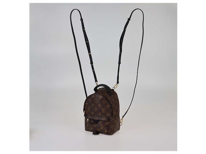 Zaino Mini Palm Springs in tela Monogram Louis Vuitton - vista 2