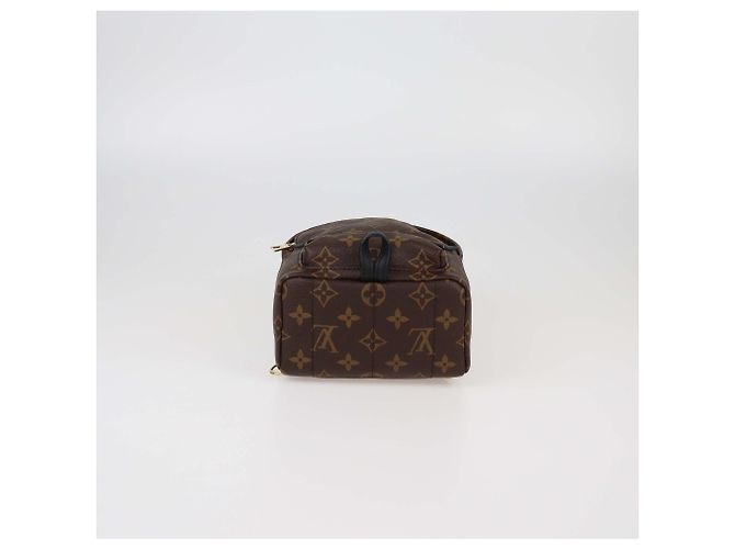 Zaino Mini Palm Springs in tela Monogram Louis Vuitton - vista 3
