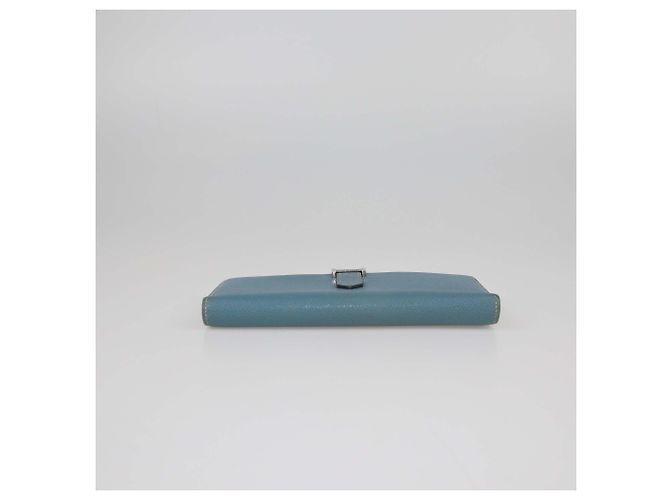 Hermès Cartera Bearn Epsom Azul Jean Hermes - vista 4