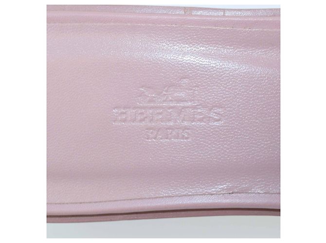 Hermès Sandali Oran Hermes Nero/Rosa Vieux - vista 6