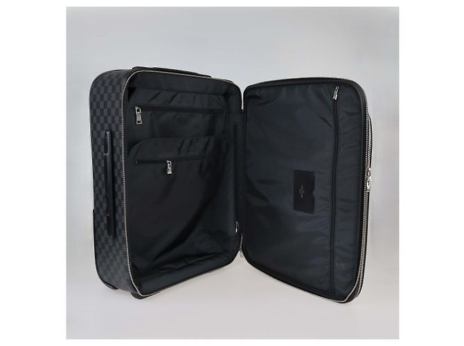 Valigia Louis Vuitton Damier Graphite Canvas Pegase 55 - vista 4