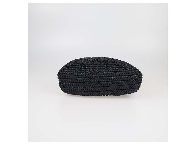 Bolso tote pequeño con logo de rafia de Prada - vista 4