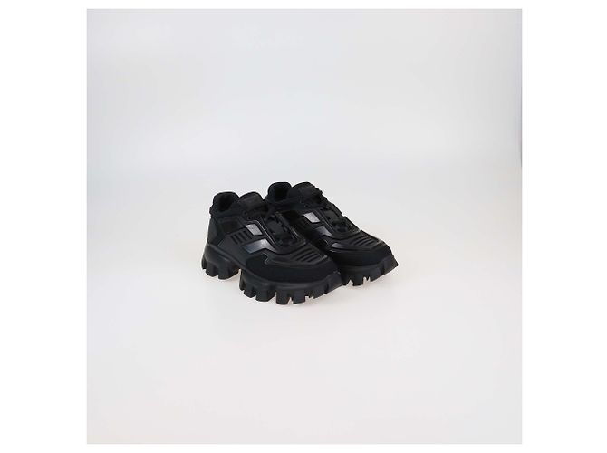 Sneakers basse Prada in tessuto nero e gomma Cloudburst Thunder - vista 2