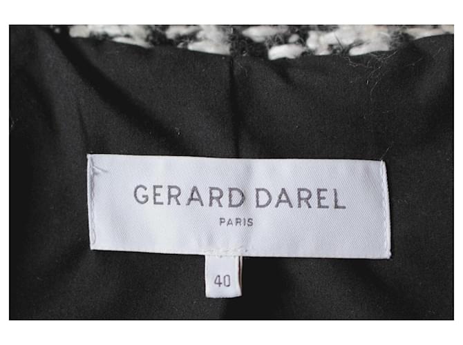 Giacca Lunga in Tweed Gerard Darel Multicolore - vista 3