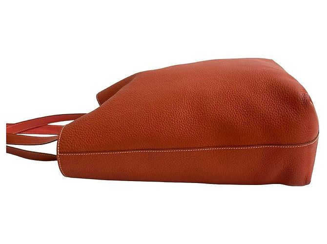 Hermès Double Sens Tasche aus Taurillon Clemence Leder Pink - Ansicht 6