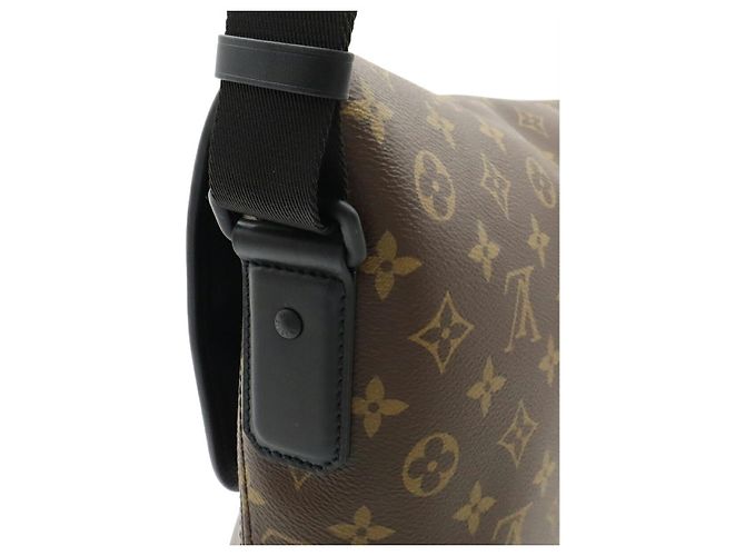 Borsa Messenger Monogram Macassar Louis Vuitton Marrone - vista 4