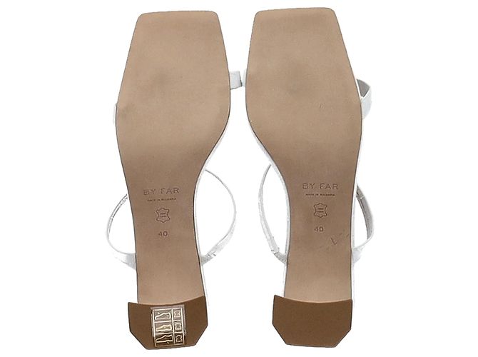 Mules Tanya By Far in pelle bianca - vista 6