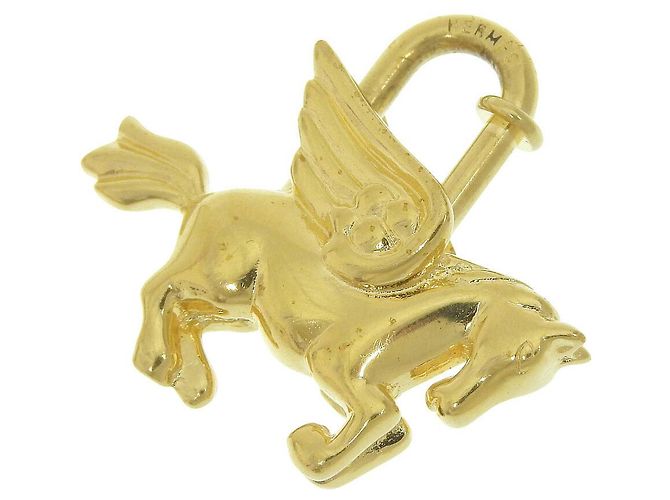 Pendente Cadena Pegasus di Hermès D'oro Metallico - vista 2