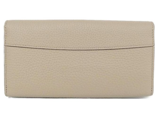 Portafoglio Louis Vuitton Capucines in pelle Taurillon lungo Grigio - vista 2
