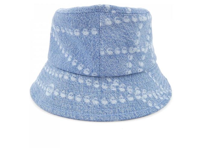 Timeless Chanel Baumwollhut Blau - Ansicht 4