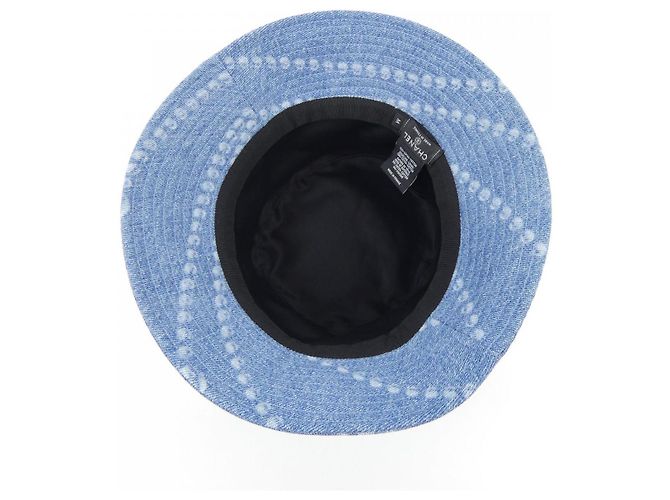Timeless Chanel Baumwollhut Blau - Ansicht 5
