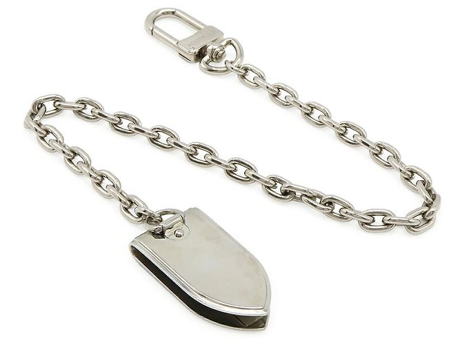 Portamonete Louis Vuitton con catena Argento Metallico - vista 2
