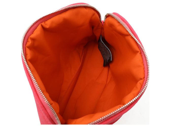 Pochette Bolide 20 in Tela Hermès Rosa - vista 5