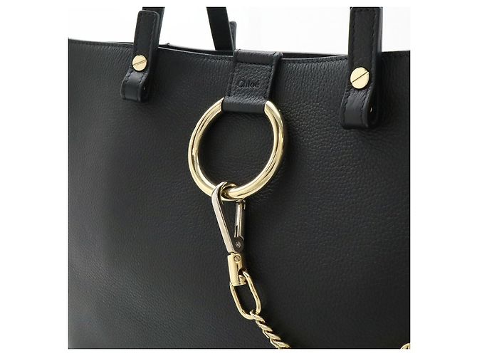 Chloé Sac tote en cuir suédé Chloe FAYE - vue 9