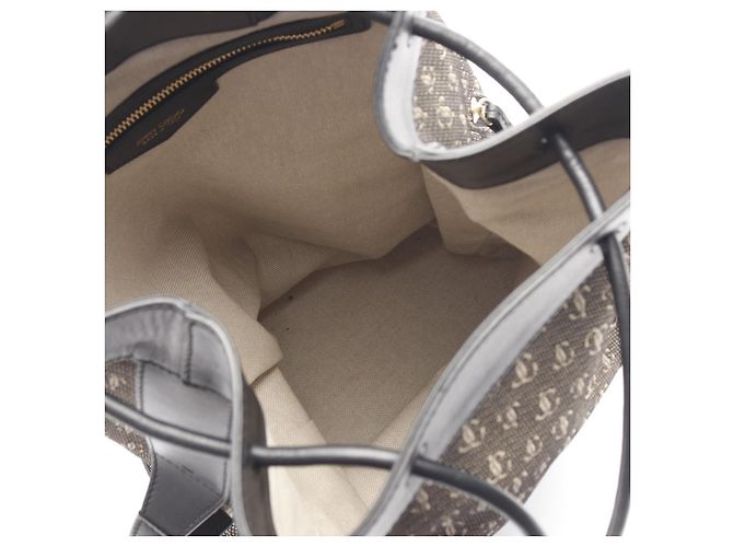ZAINO EVAN JIMMY CHOO Zaino in pelle, nylon e tela - vista 3