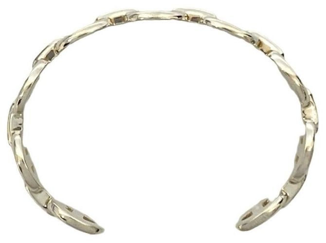 Hermès Chaine d'Ancre Enchaînée Armband aus Silber 925 Metallisch - Ansicht 8