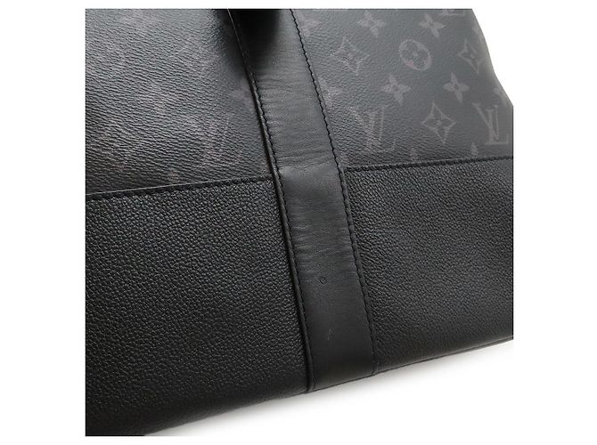 Bolso Saumur Monogram Eclipse de Louis Vuitton Negro - vista 8