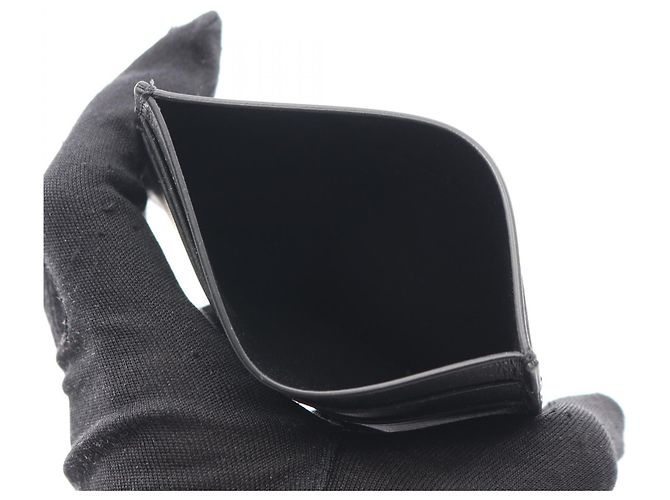 Tarjetero de cuero Jil Sander Negro - vista 4
