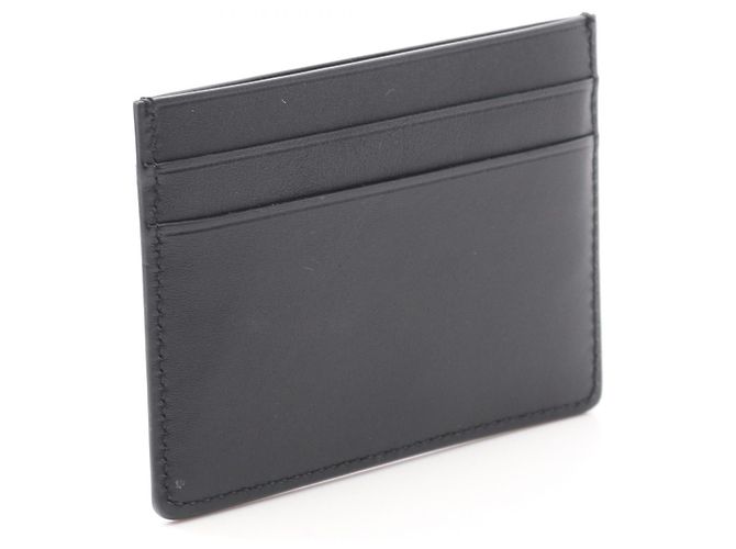 Tarjetero de cuero Jil Sander Negro - vista 5