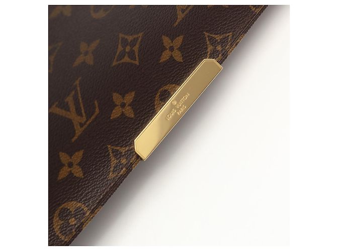 Borsa a Spalla Abbesses Louis Vuitton Marrone - vista 7