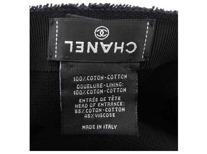 Cappellino in cotone Chanel Nero - vista 3