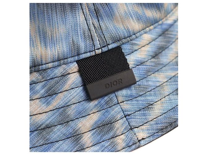 Christian Dior Cappello bucket Dior Parley Blu - vista 7