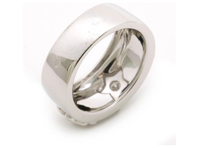 Timeless Anello Tre Simboli K18WG in Oro Bianco e Diamante Chanel - vista 5