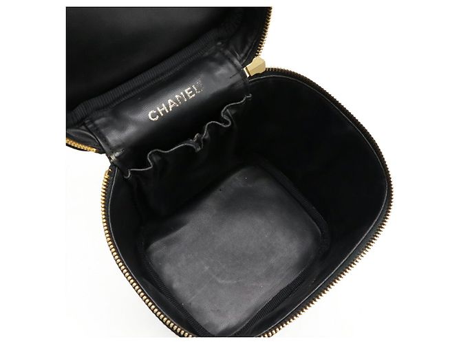 Pochette Cosmetica Vanity in Caviar Chanel Nero - vista 6