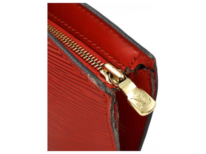 Borsa a spalla Saint Jacques Epi Louis Vuitton Rosso - vista 5