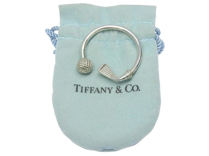 Chaveiro de prata com motivo de golfe Tiffany & Co - vista 5