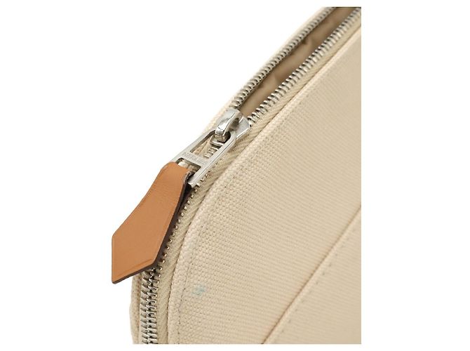 Hermès Pochette Bolide 20 in tela beige Hermes Marrone - vista 4