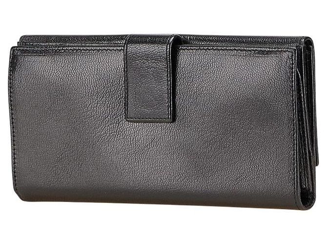 Gucci Interlocking G Leder Langbörse Schwarz - Ansicht 2