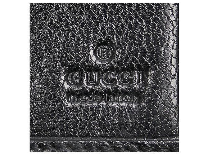 Gucci Interlocking G Leder Langbörse Schwarz - Ansicht 9