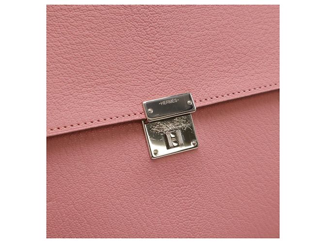 Hermès Sac à épaule Hermes Chevre Click 16 Rose - vue 4