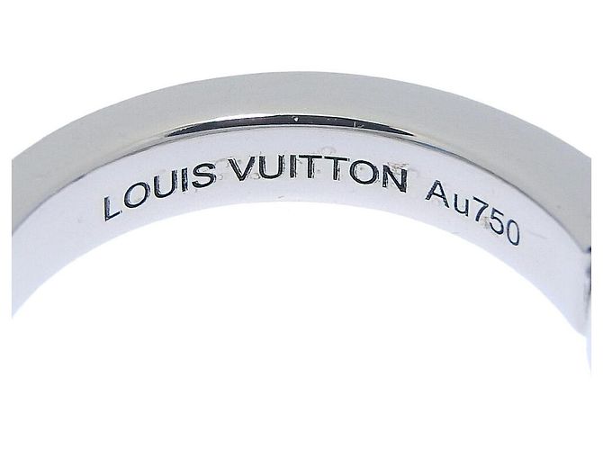 Louis Vuitton Diamond Lockit Ring K18WG Weiß - Ansicht 2