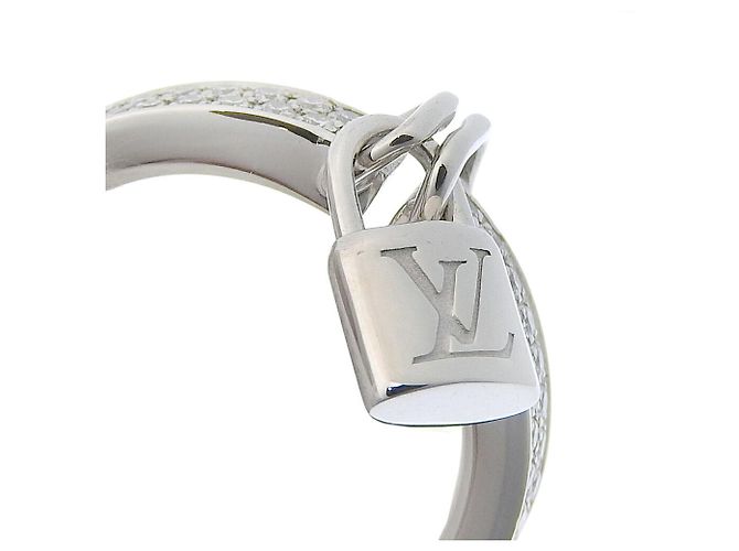 Louis Vuitton Diamond Lockit Ring K18WG Weiß - Ansicht 3