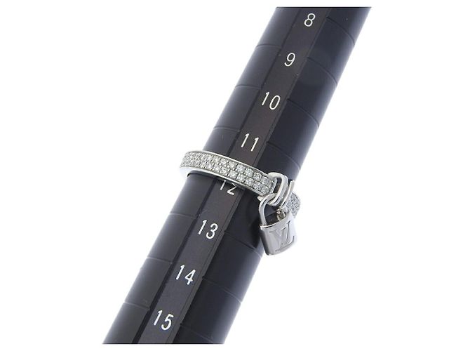 Louis Vuitton Diamond Lockit Ring K18WG Weiß - Ansicht 5