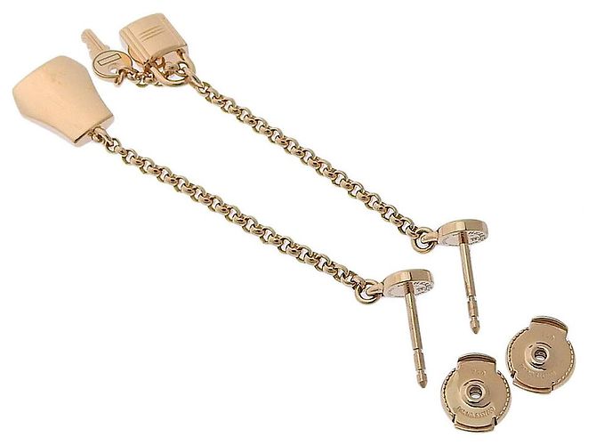 Hermès Boucles d'oreilles Clochette Kelly Hermes K18PG Rose - vue 3