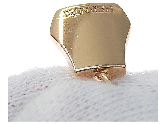 Hermès Boucles d'oreilles Clochette Kelly Hermes K18PG Rose - vue 4