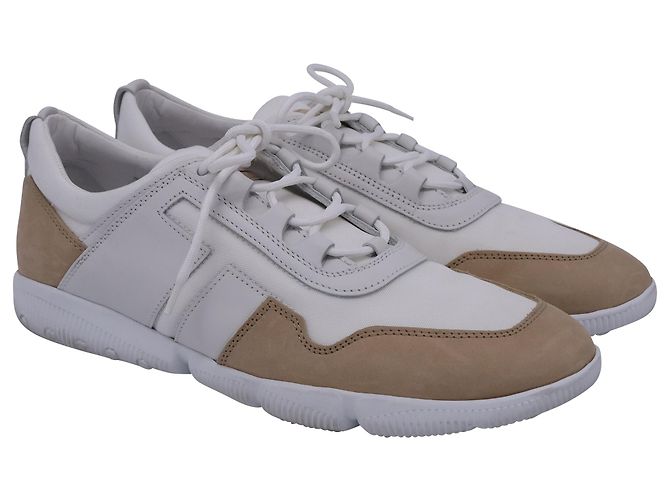 Sneakers bicolore Tod's in tela bianca Multicolore - vista 3