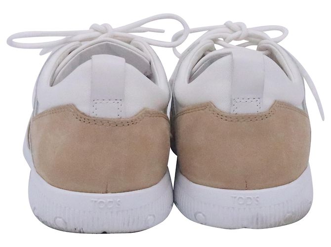 Sneakers bicolore Tod's in tela bianca Multicolore - vista 4