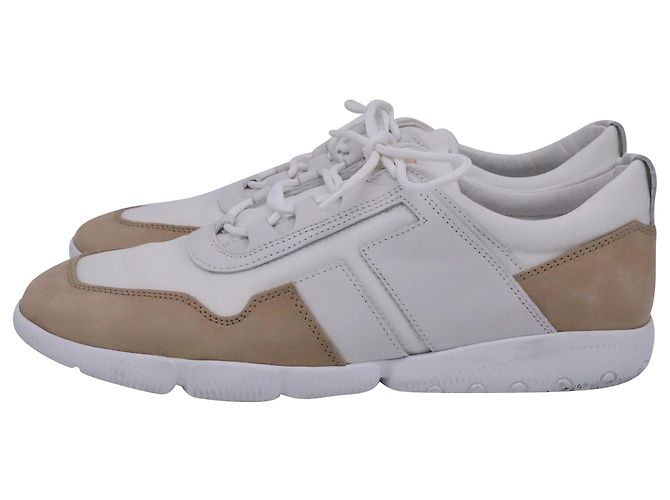 Sneakers bicolore Tod's in tela bianca Multicolore - vista 5