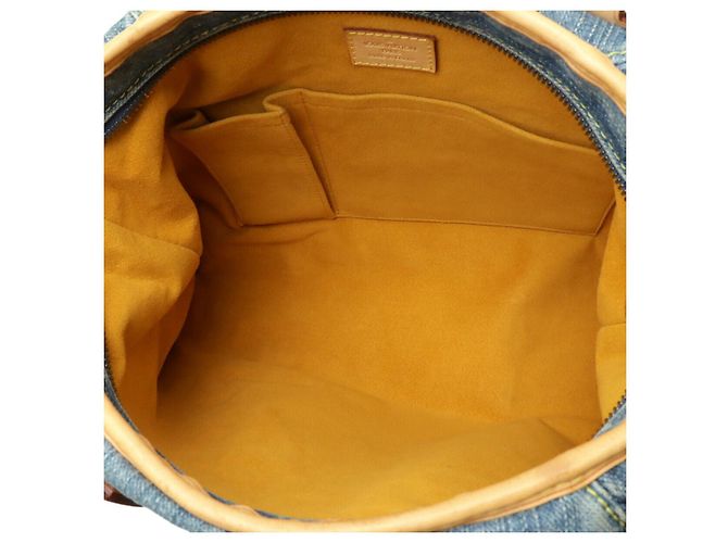 Borsa tote Neo Cabby MM in denim Monogram Louis Vuitton Blu - vista 7