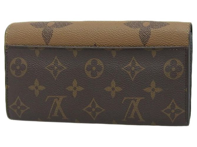 Portafoglio Sarah Monogram Louis Vuitton Marrone - vista 2