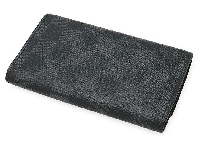 Portachiavi Damier Graphite Louis Vuitton Nero - vista 2