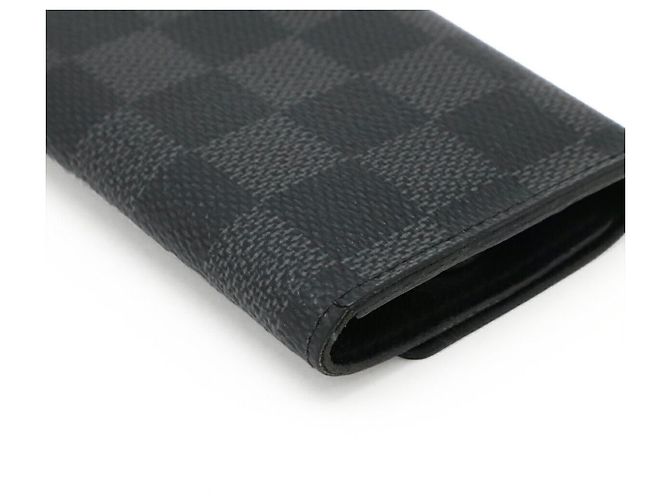 Portachiavi Damier Graphite Louis Vuitton Nero - vista 3