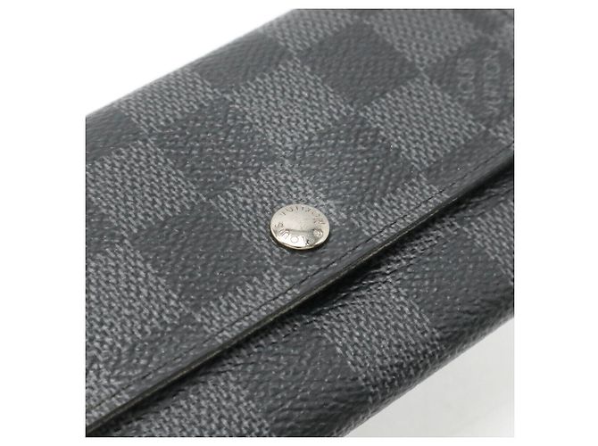 Portachiavi Damier Graphite Louis Vuitton Nero - vista 4