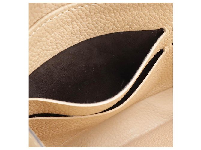 Portafoglio Lungo Zippy Monogram Empreinte Louis Vuitton M60746 Marrone Beige - vista 6