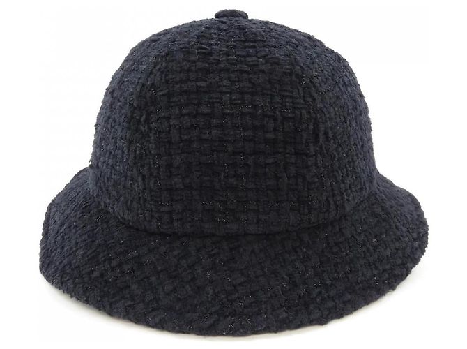 Timeless Chanel Hat Cotton Wool Silk Polyester Polyamide Hat Black - view 4